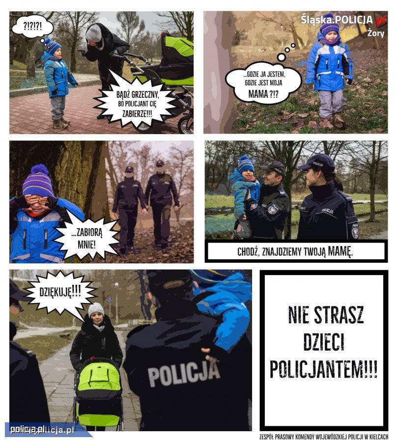 Nie strasz dziecka policjantem - prawdziwa historia