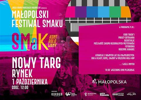 Małopolski Festiwal Smaku odwiedzi Nowy Targ