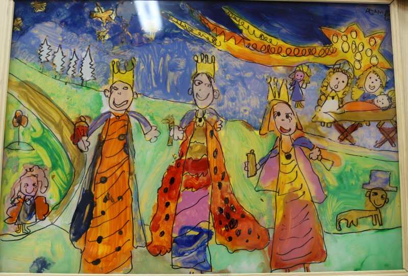 Trzej królowie oczami dzieci - konkursowe prace dzieci z Powiatowego Centrum Kultury