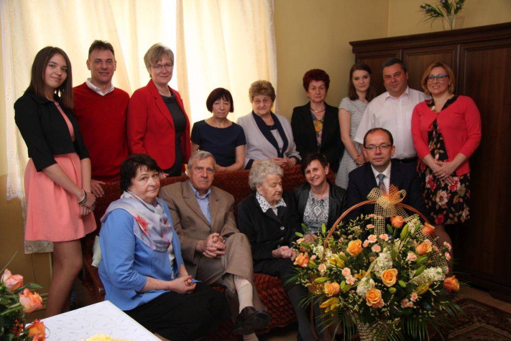 Jubileusz 100-nych urodzin nowotarżanki - z udziałem burmistrza