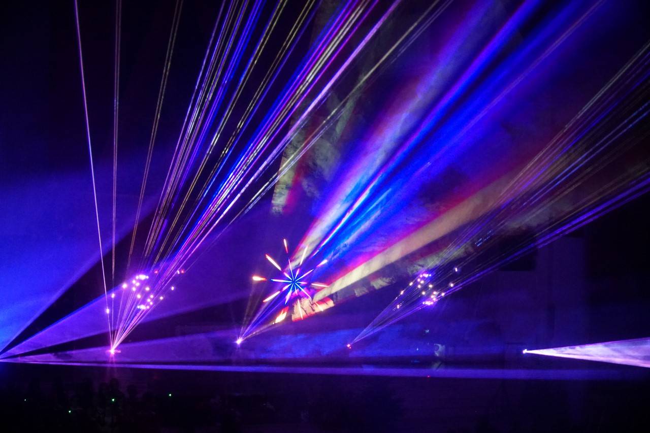 Laserowy koncert kolęd