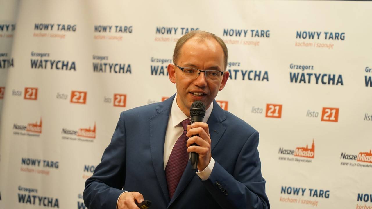 Grzegorz Watycha wygrywa w I turze: 