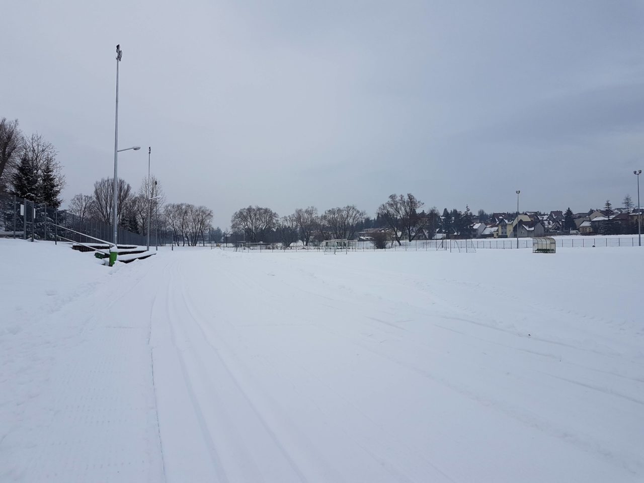 Sztucznie naśnieżana narciarska trasa biegowa na stadionie „KOŁO
