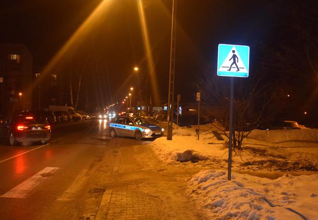 Dwa potrącenia na przejściu dla pieszych Nowym Targu