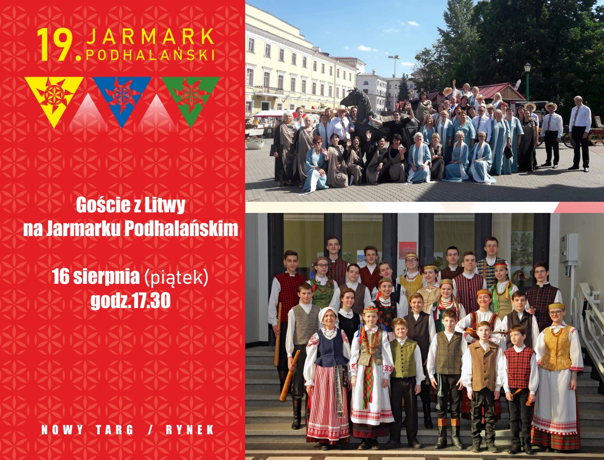 Goście z Litwy na XIX Jarmarku Podhalańskim