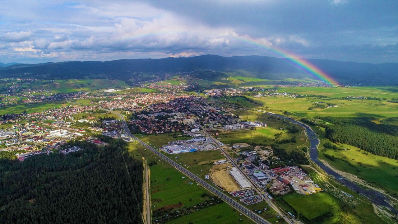 Tęcza nad Nowym Targiem