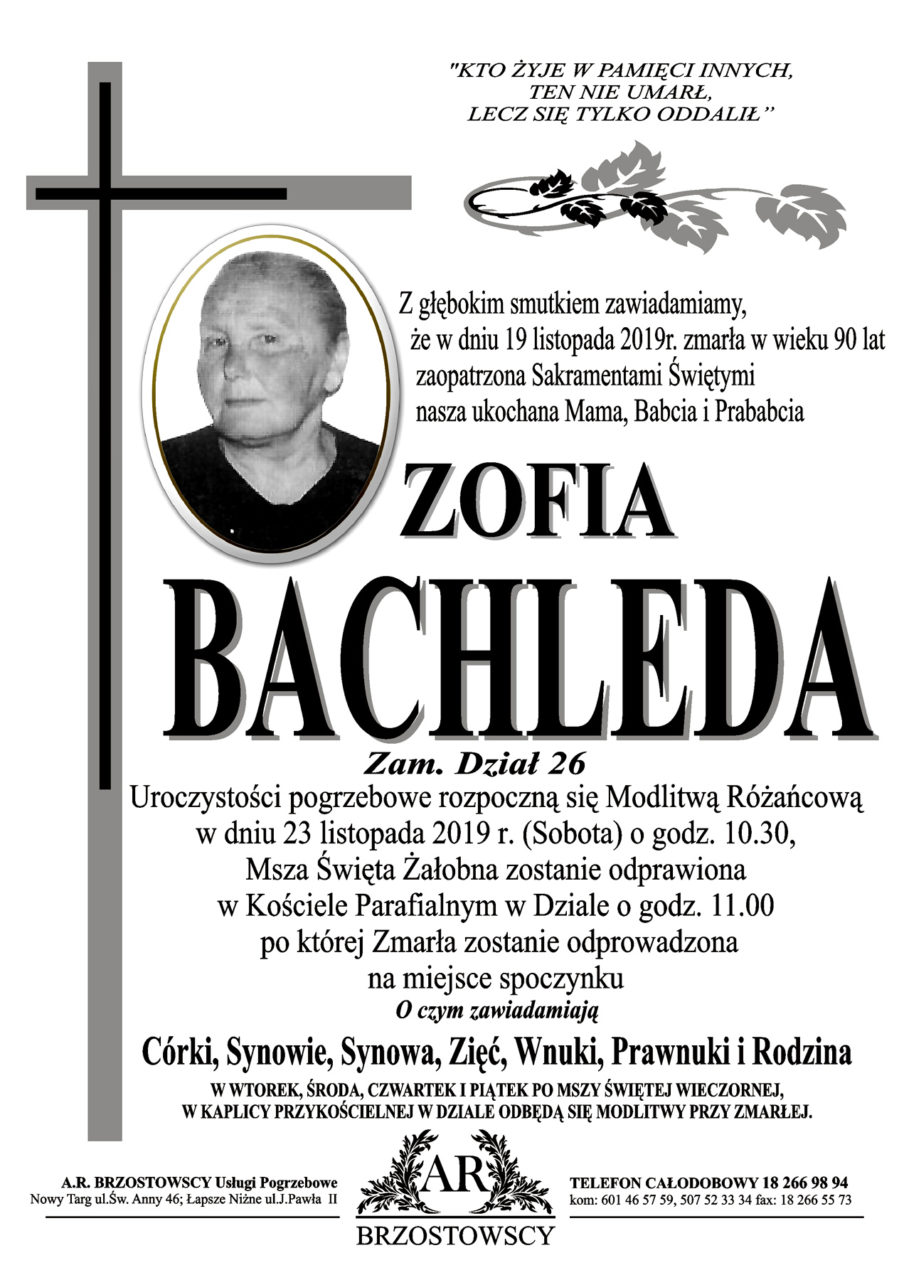 Zofia Bachleda