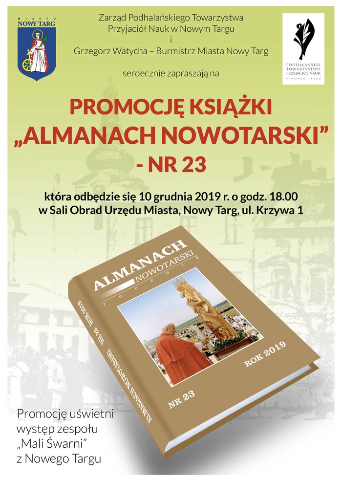 10. grudnia. 23. Numer Almanachu Nowotarskiego