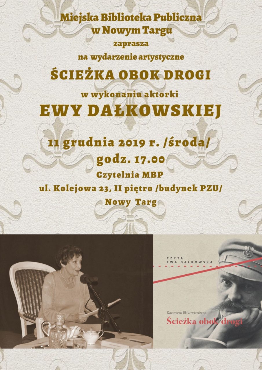 Ewa Dałkowska przeczyta wspomnienia o Piłsudskim