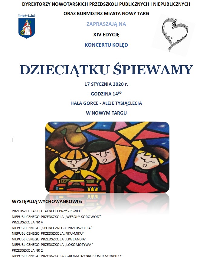 XIV edycja koncertu kolęd DZIECIĄTKU ŚPIEWAMY