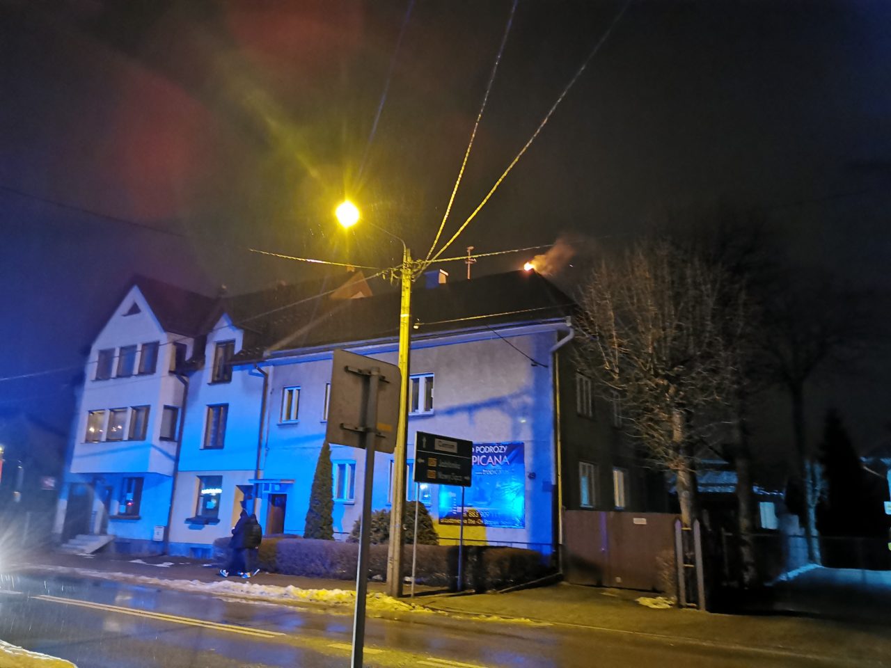 Pożar sadz w kominie na ul. Szaflarskiej
