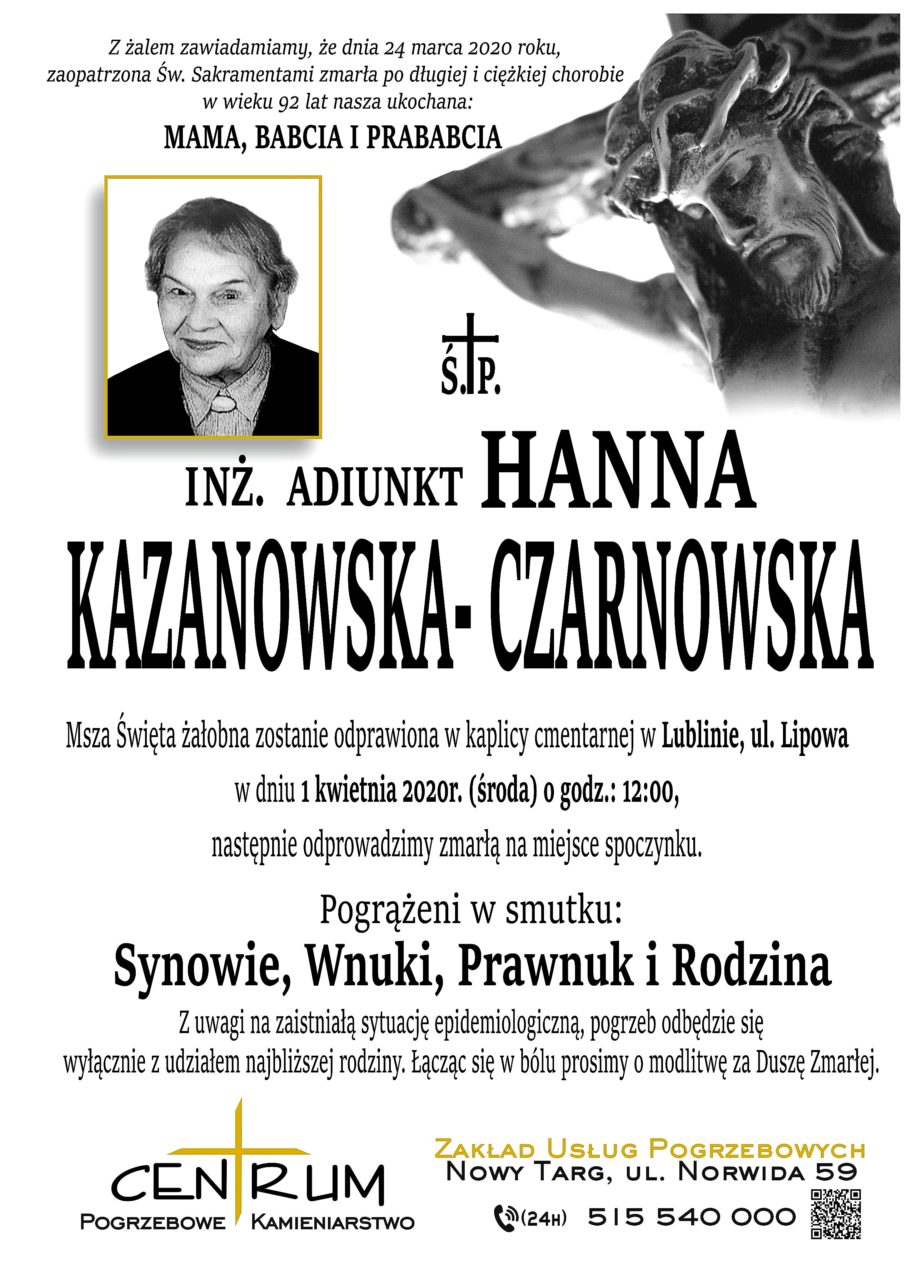 Hanna Kazanowska - Czarnowska