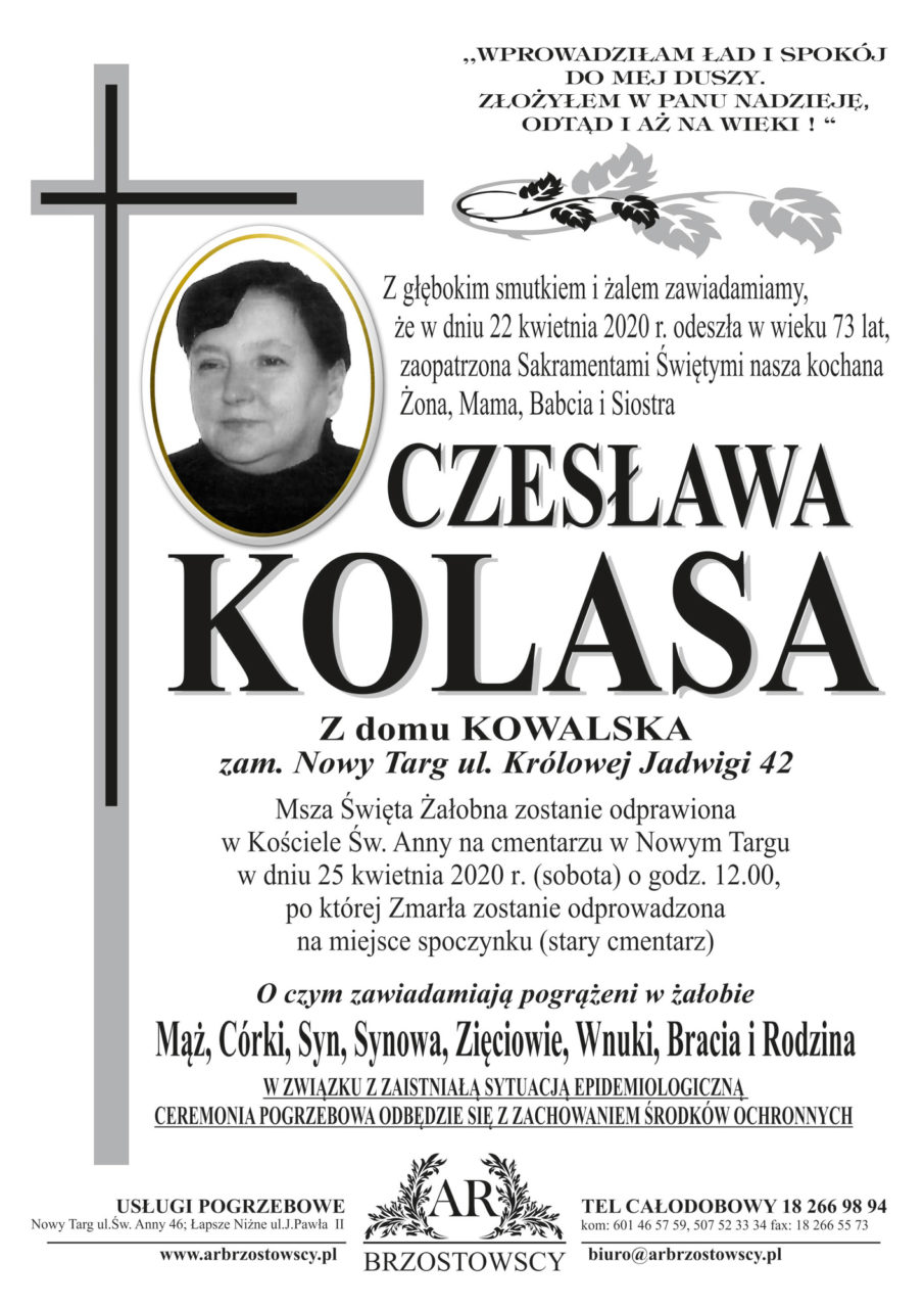 Czesława Kolasa