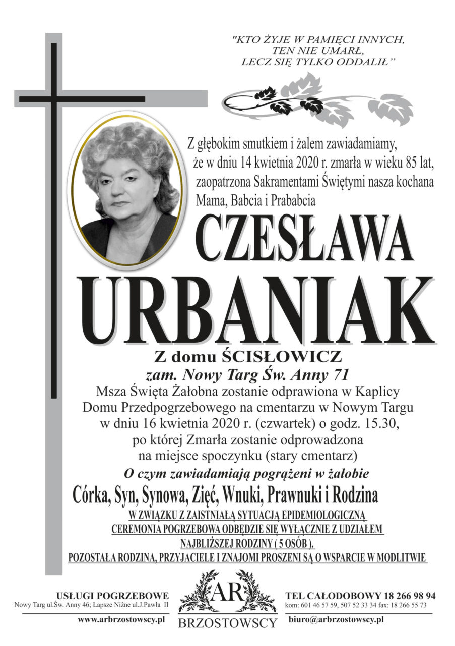 Czesława Urbaniak