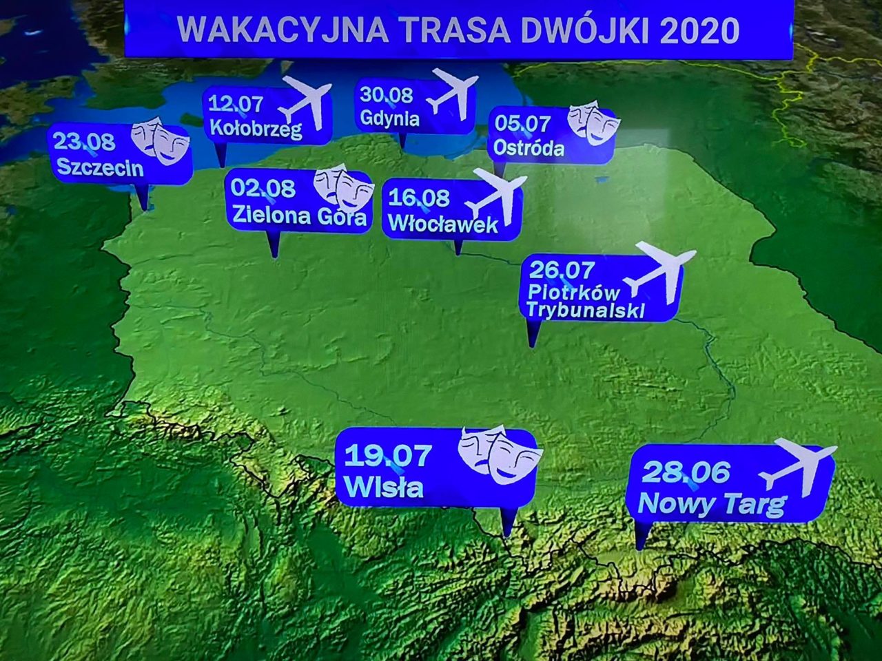 Wakacyjna trasa Dwójki - startuje 28 czerwca w Nowym Targu