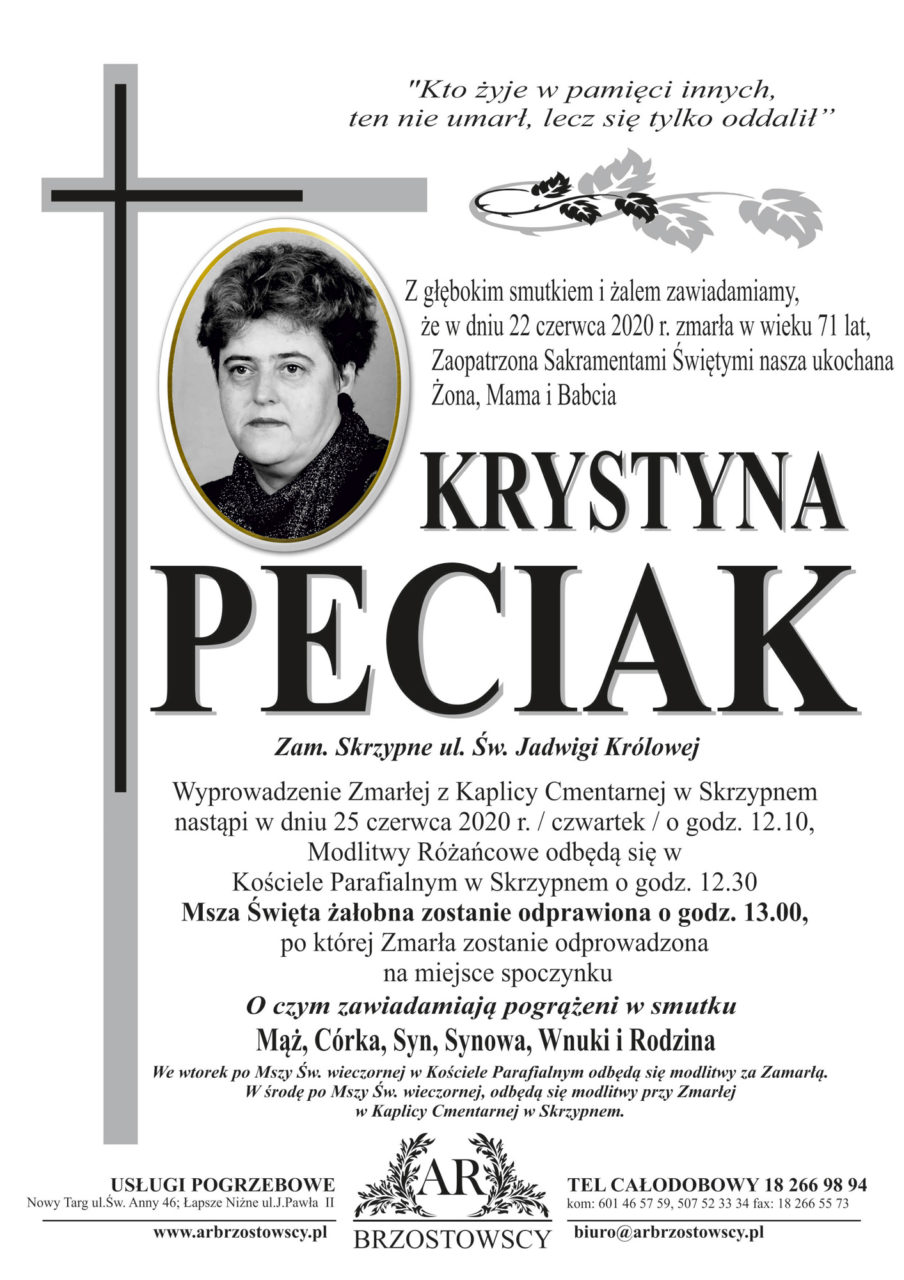 Krystyna Peciak