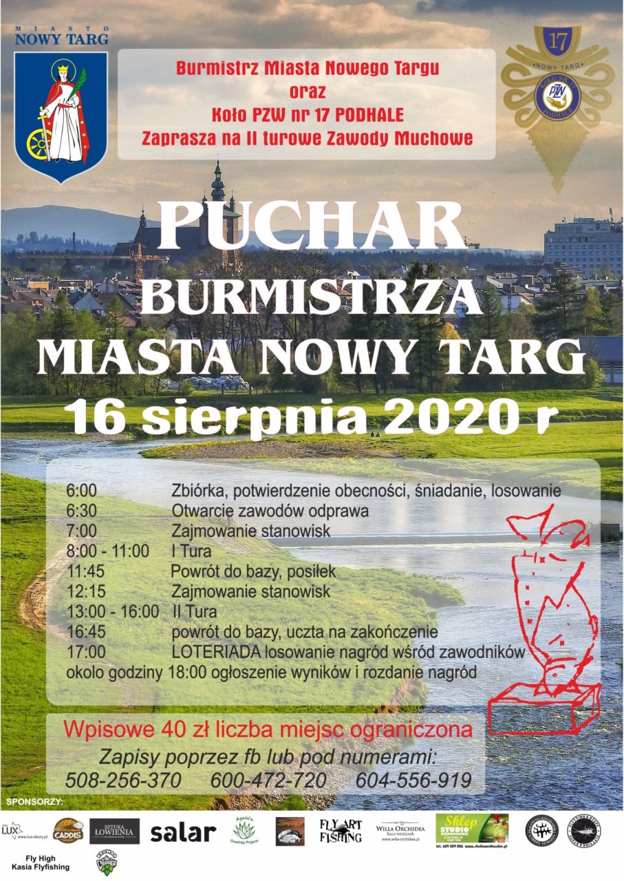 Zawody Wędkarskie o Puchar Burmistrza Miasta Nowego Targu