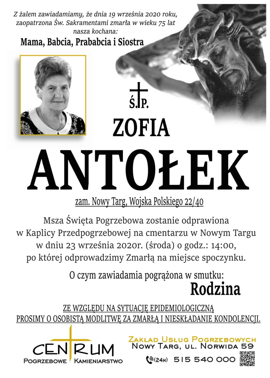 Zofia Antołek