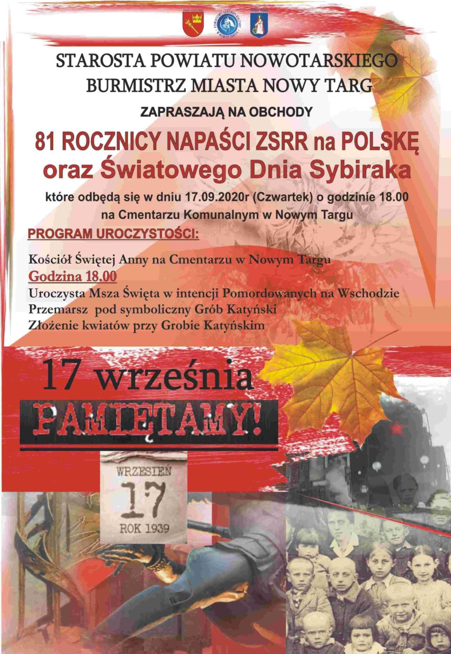81. Rocznica Napaści ZSRR na Polskę oraz Światowy Dzień Sybiraka