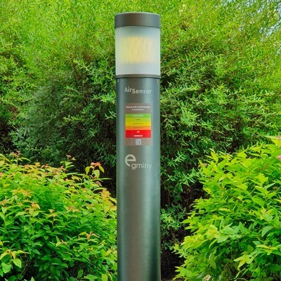 EkoSłupek - mierzy i kolorem sygnalizuje jakość powietrza