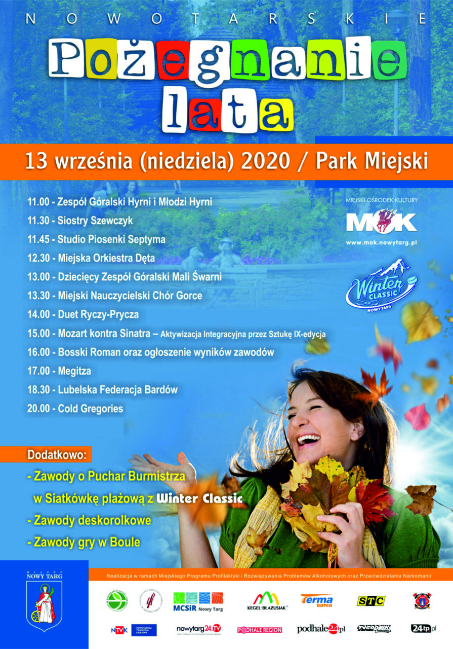 Nowotarskie Pożegnanie Lata 2020. Znamy program