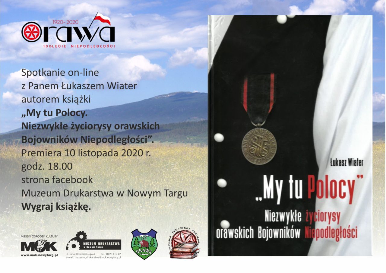 Spotkanie on-line z Łukaszem Wiater. Wygraj książkę