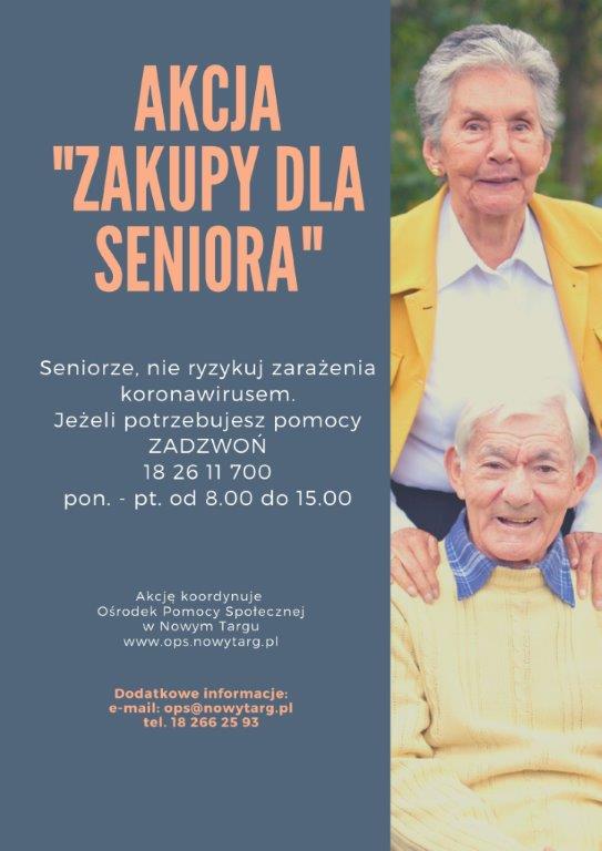 Zakupy dla seniora, pomoc prawna i psychologiczna - OPS wspiera seniorów, by ograniczali wyjścia z domu