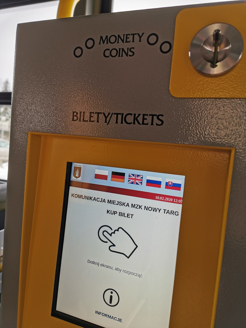 Uwaga! Biletomaty nieczynne (komunikat MZK)