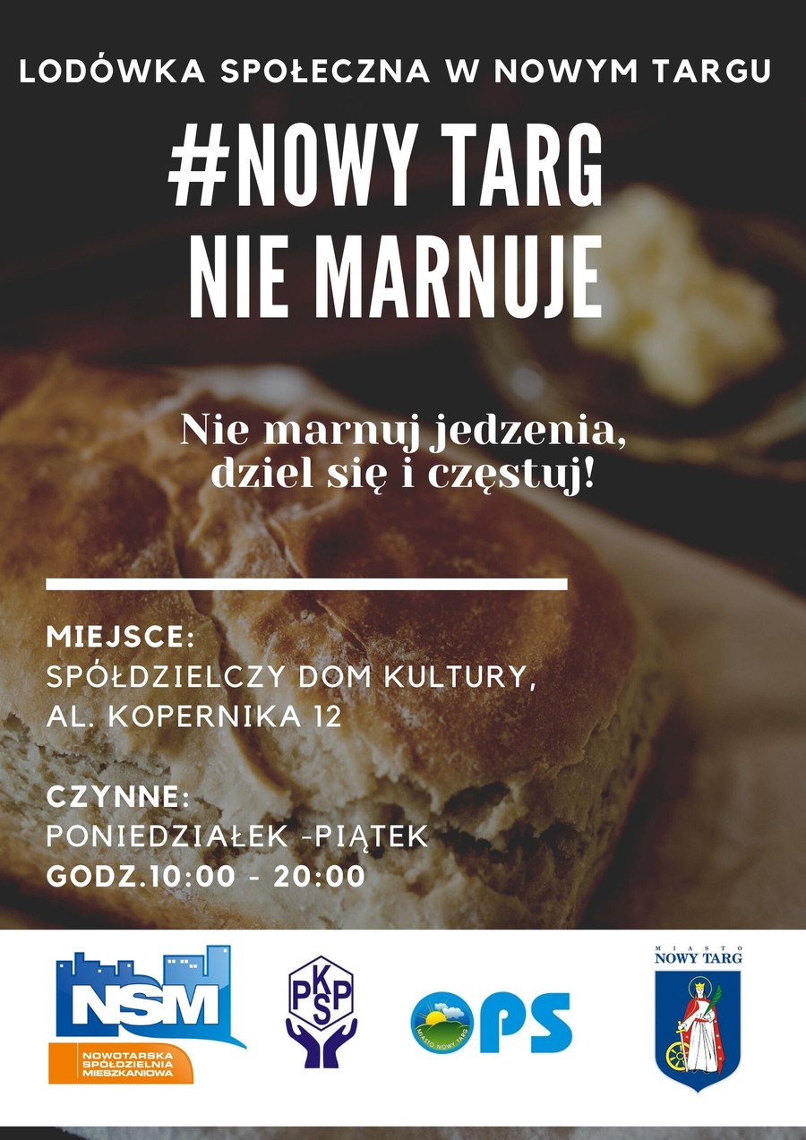 W Nowym Targu stanie pierwsza lodówka społeczna - tzw. 