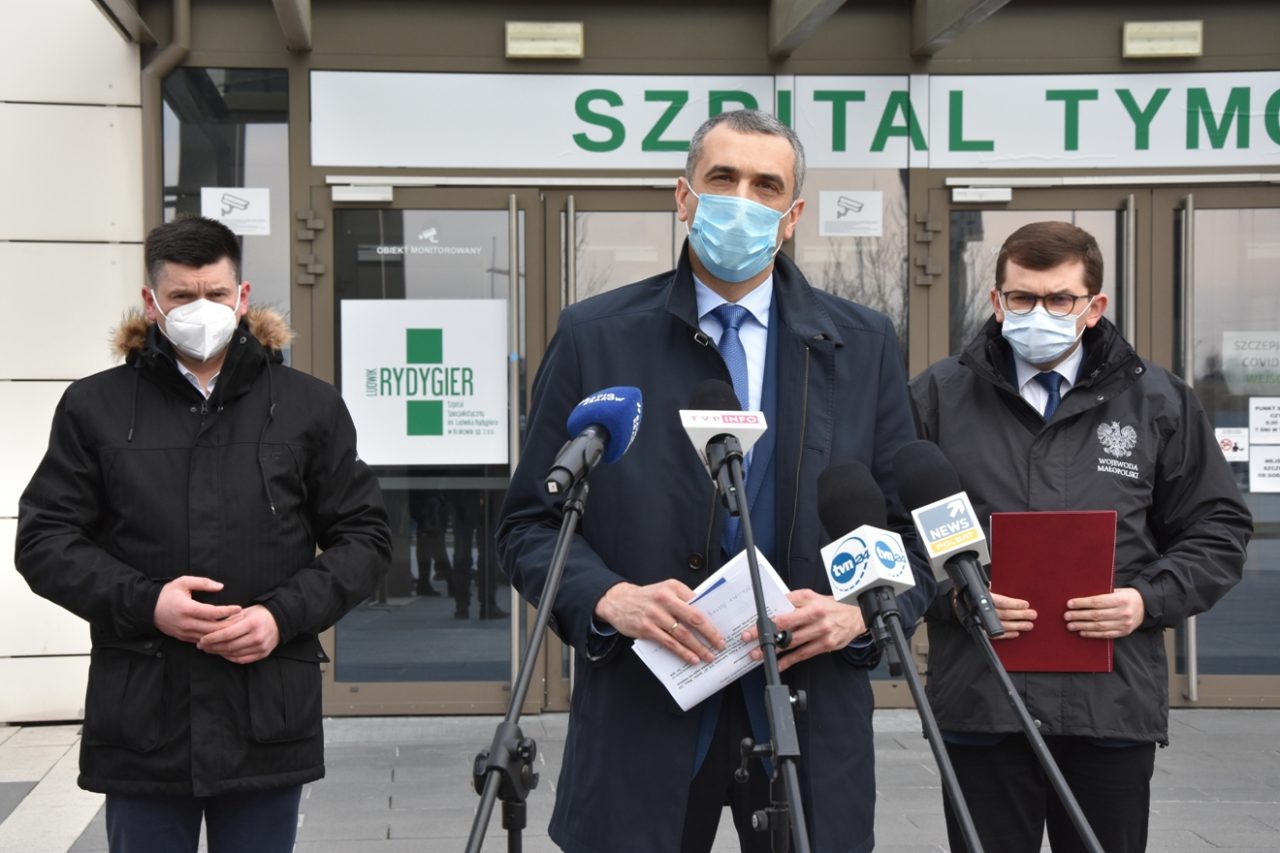 Władze Małopolski: konsekwentnie działamy w walce z trzecią falą epidemii