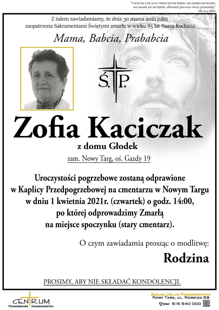 Zofia Kaciczak