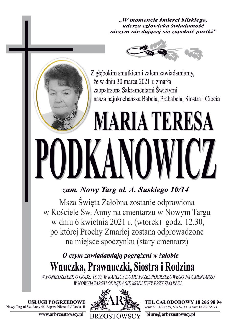Maria Teresa Podkanowicz