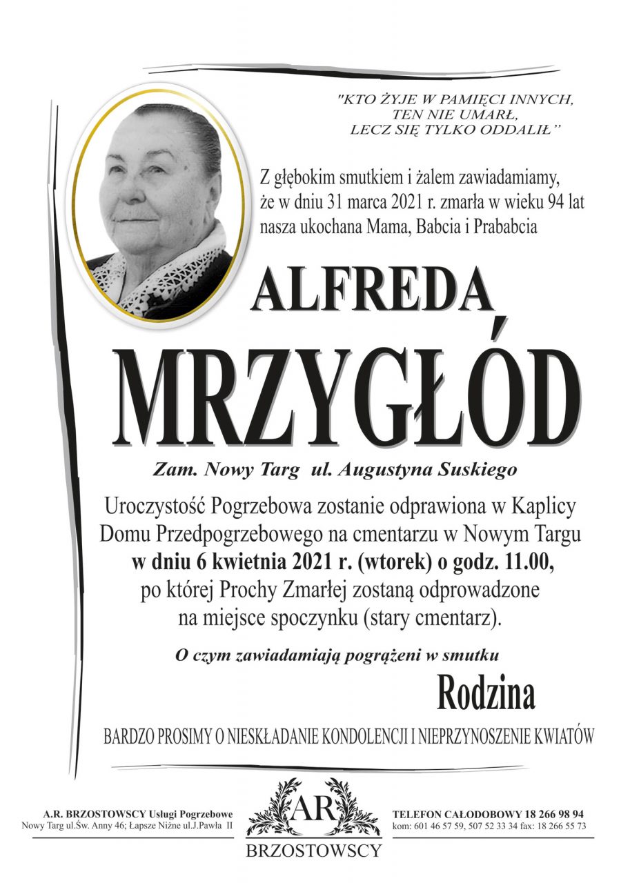 Alfreda Mrzygłód