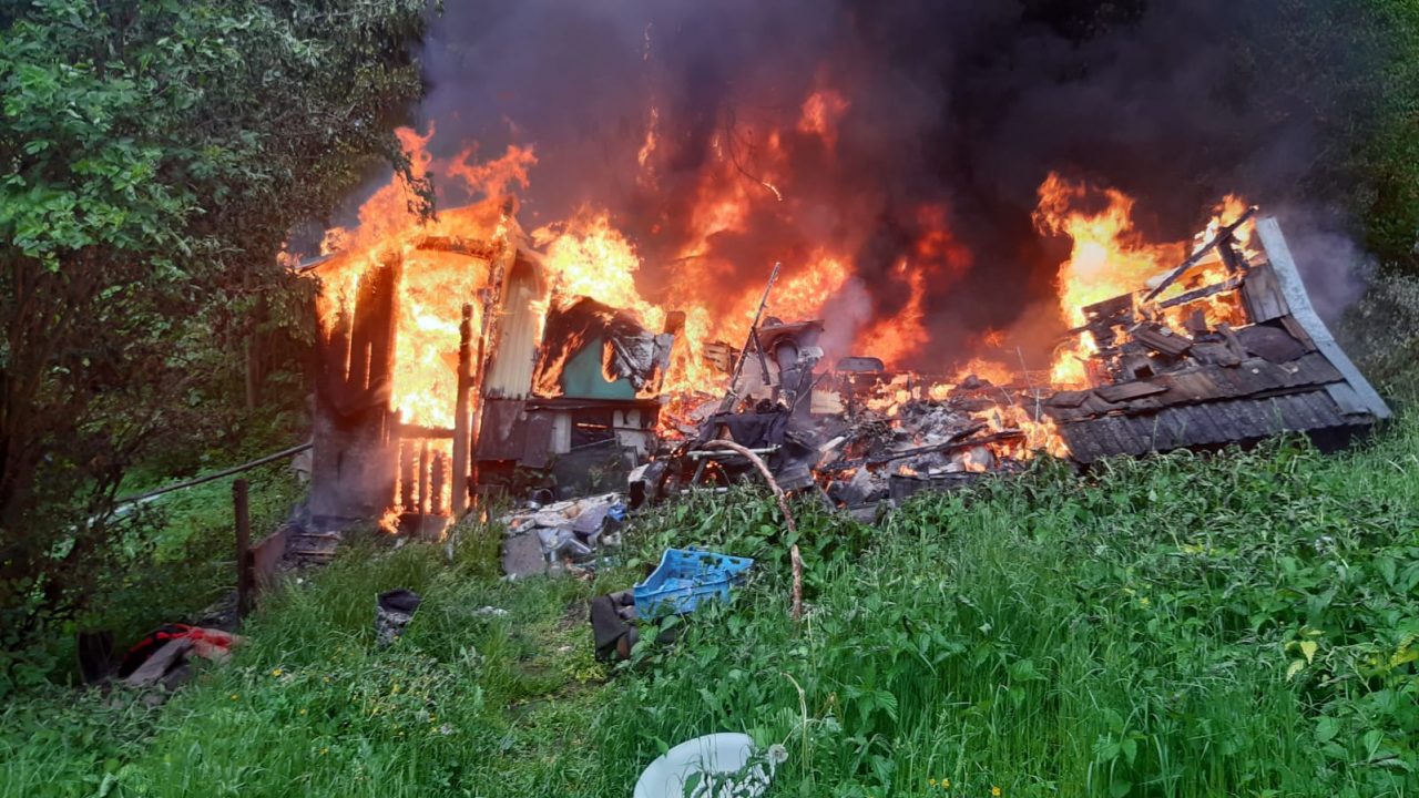 Pożar domku letniskowego w Szczawnicy. Są dwie ofiary