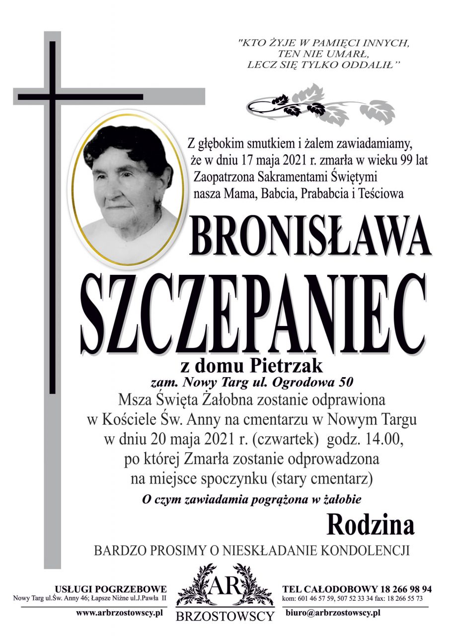 Bronisława Szczepaniec