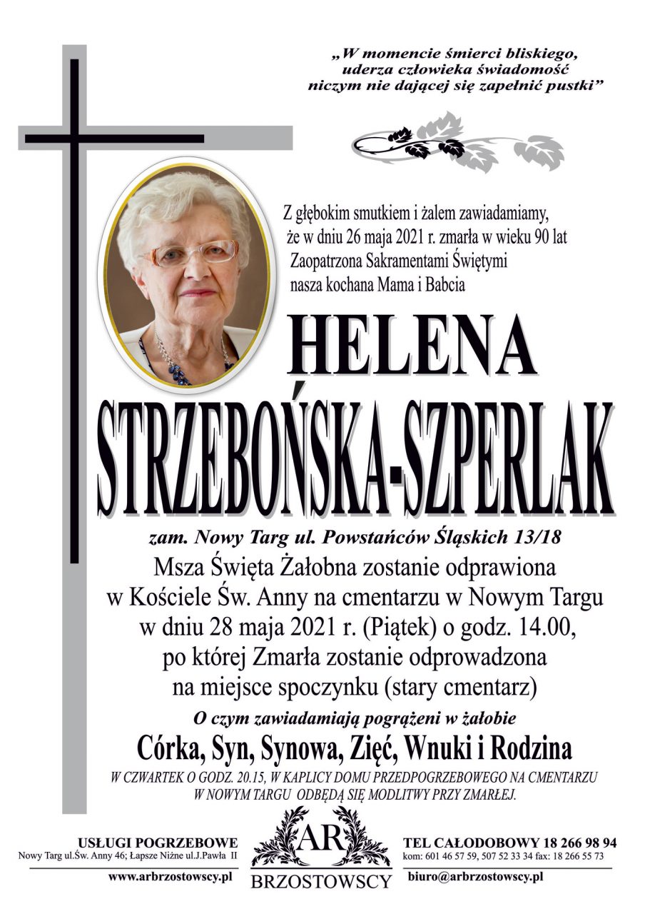 Helena Strzebońska-Szperlak