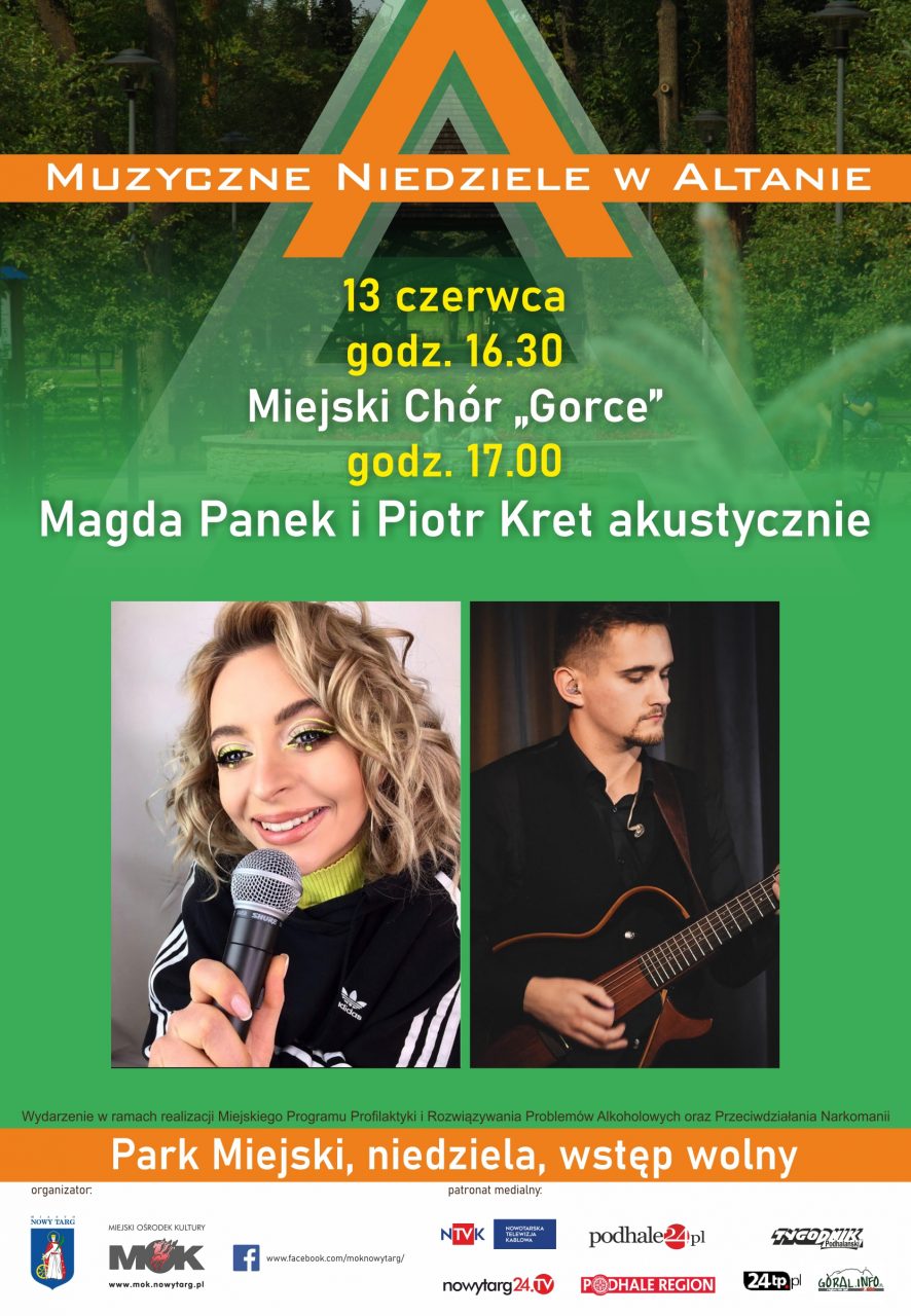 Magda Panek i Piotr Kret oraz Chór Gorce w Altanie