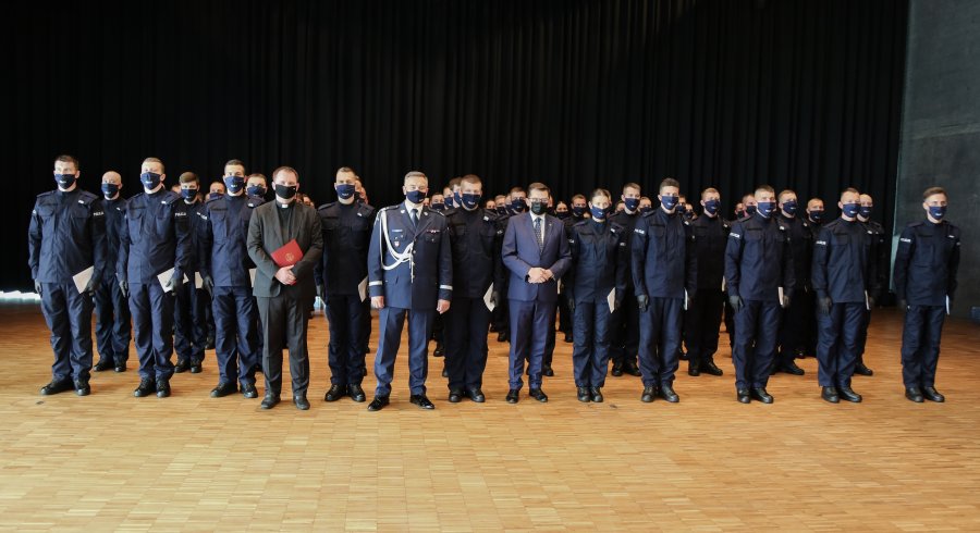 Uroczyste ślubowanie policjantów