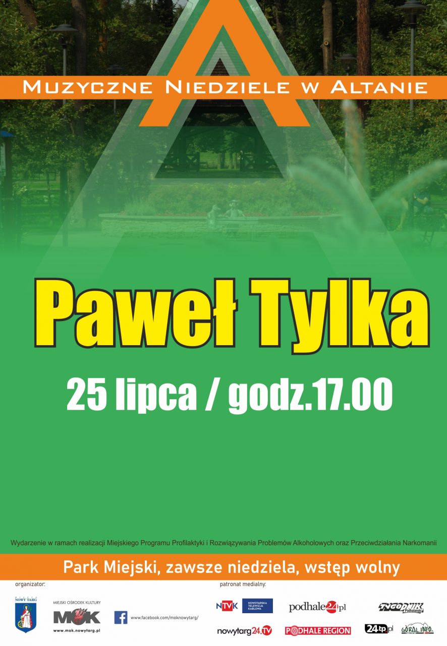 Paweł Tylka w altanie