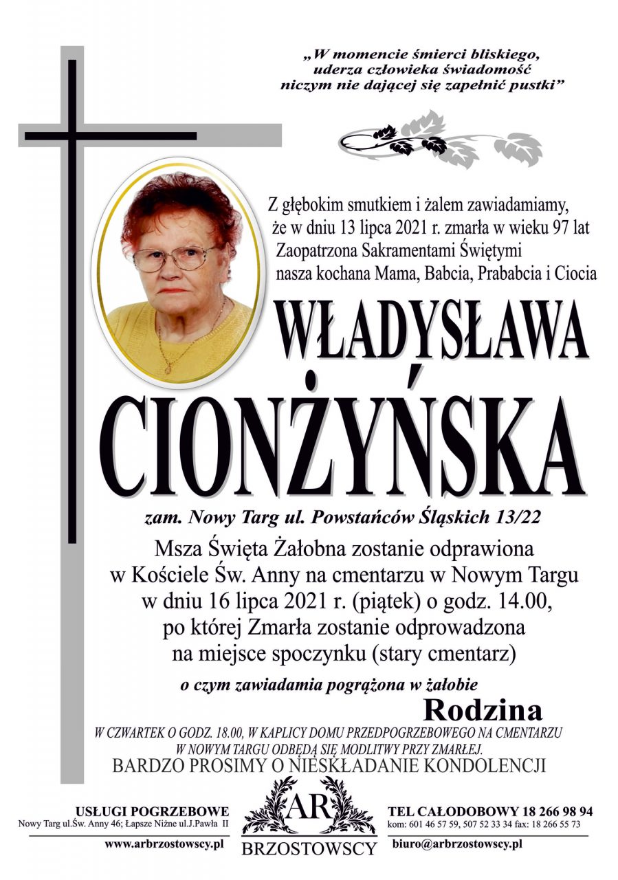 Władysława Cionżyńska