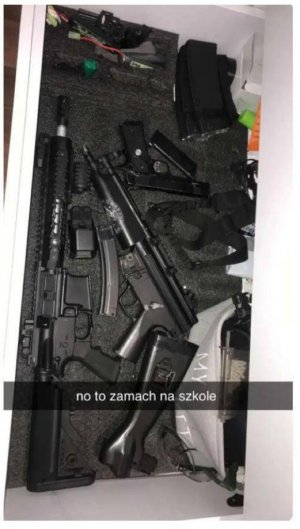 Zamieściła w internecie zdjęcie broni oraz groźby zamachu na szkołę. Błyskawicznie wychwycił to Interpol