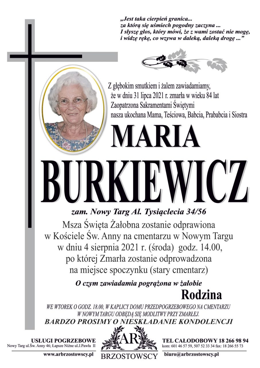 Maria Burkiewicz