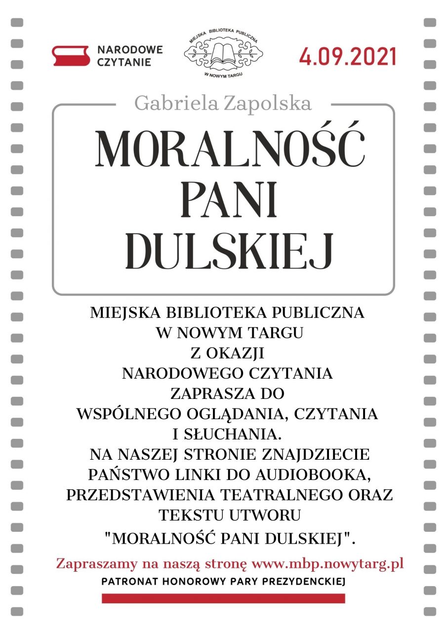 W ramach 10. edycji Narodowego Czytania -