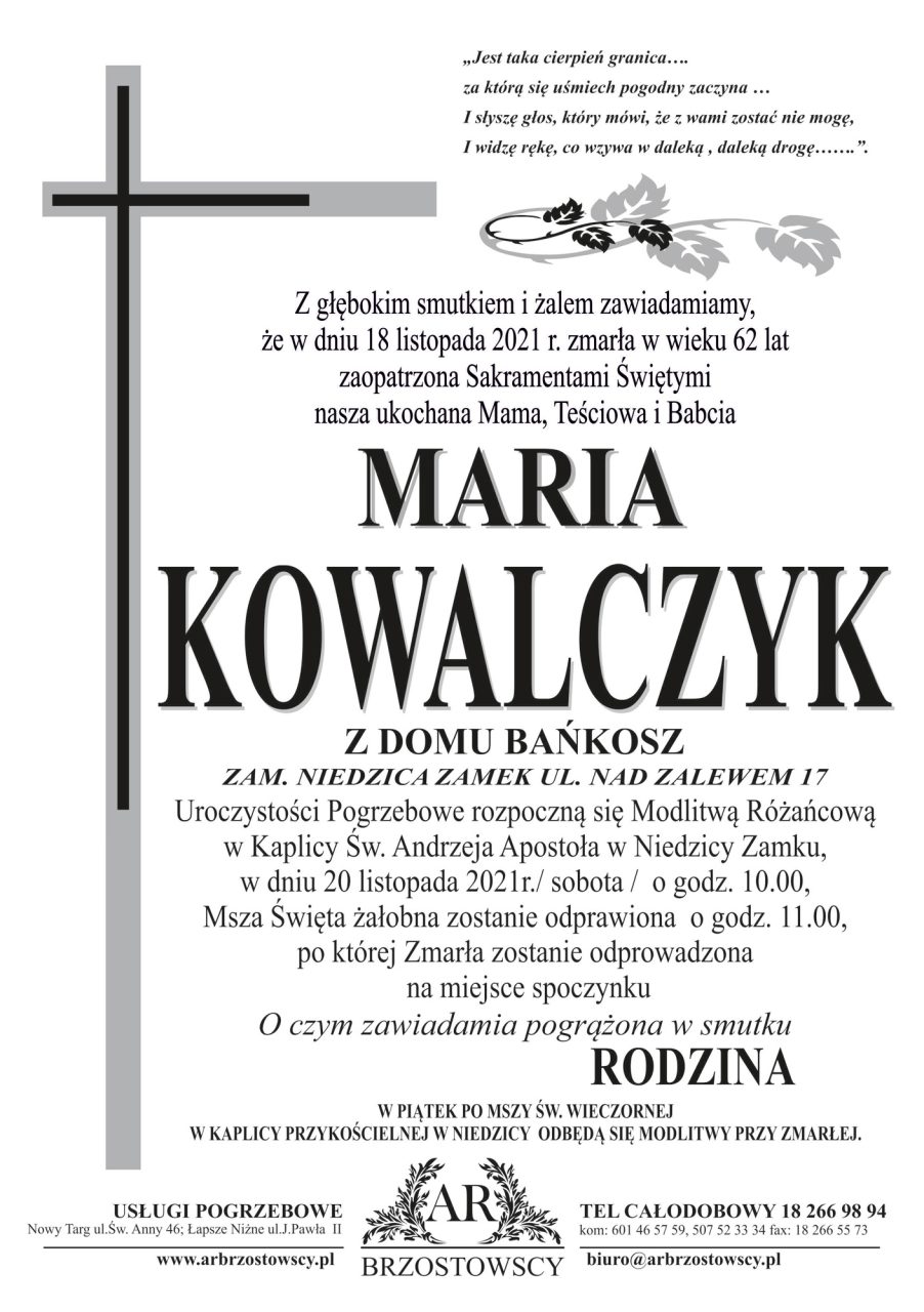 Maria Kowalczyk