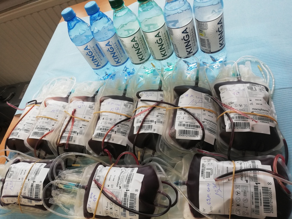 Blisko 32 litry krwi zebrano w PPUZ podczas akcji krwiodawstwa