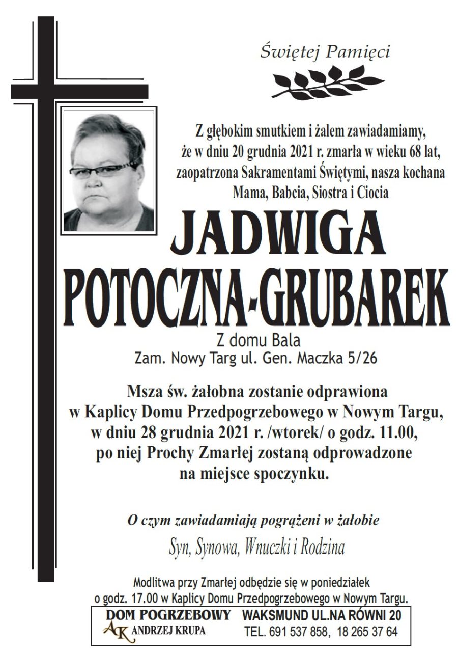 Janina Potoczna-Grubarek