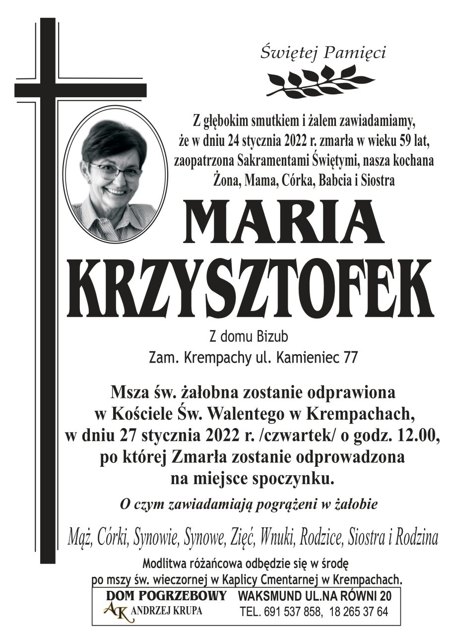 Maria Krzysztofek