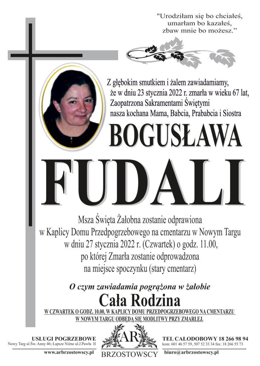 Bogusława Fudali