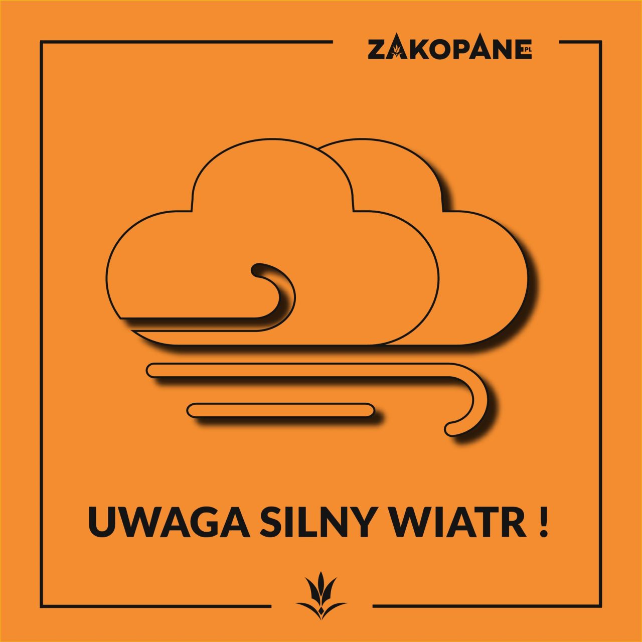 Silny wiatr unieruchomił wyciągi
