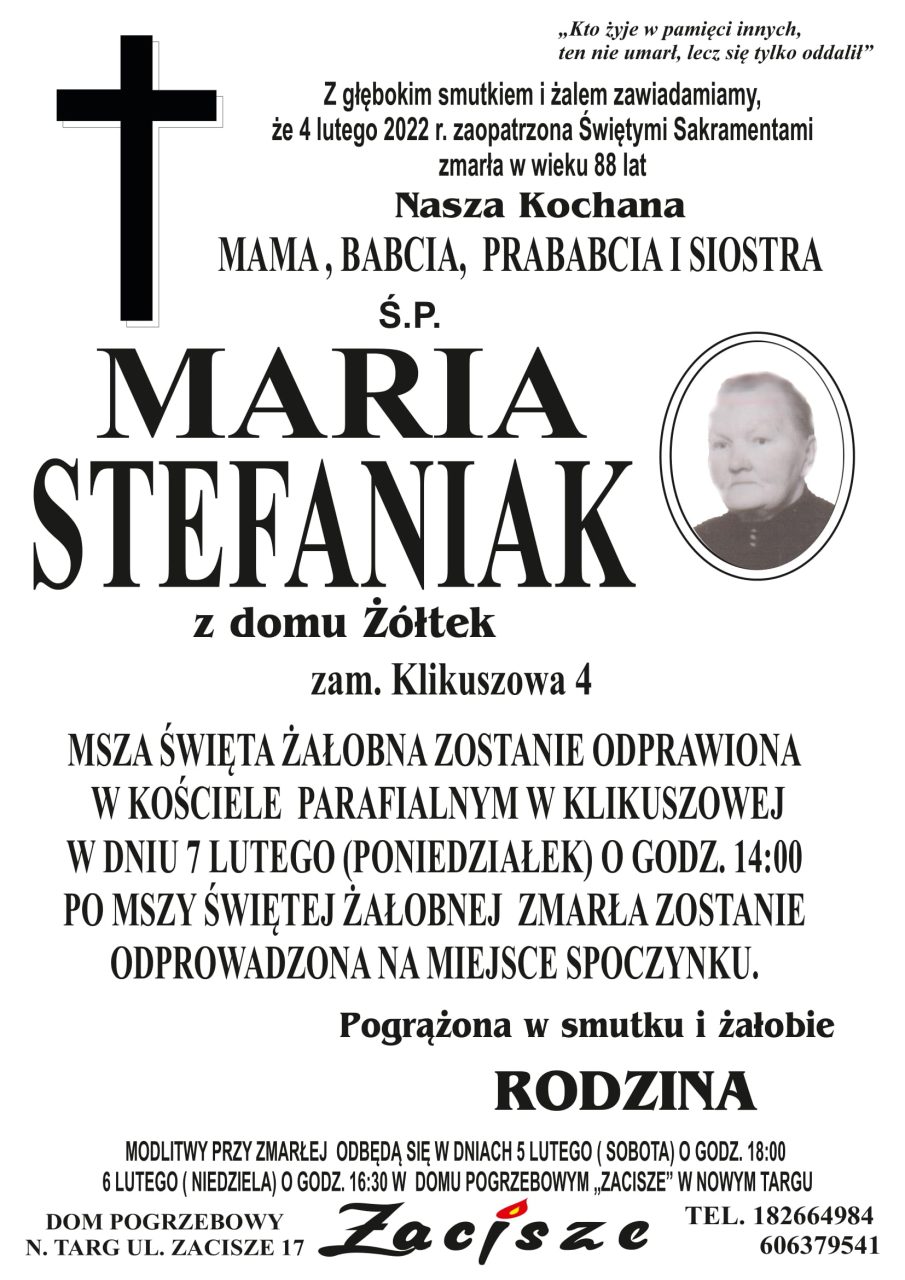 Maria Stefaniak
